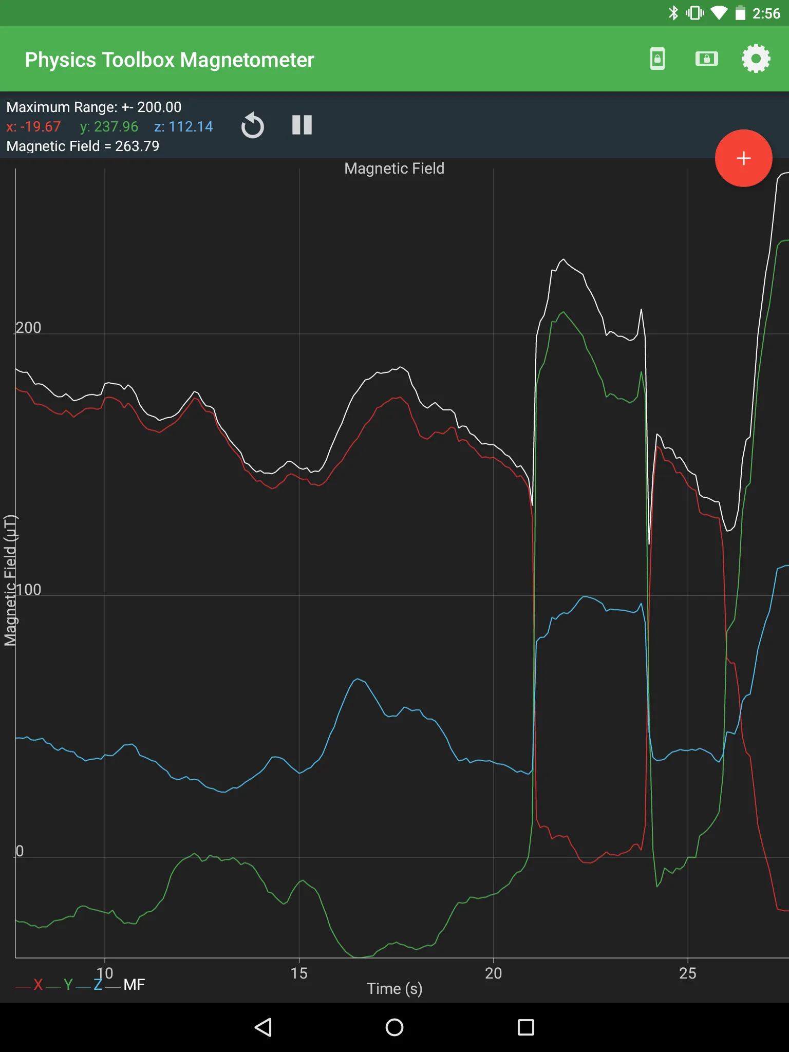 Physics Toolbox Magnetometer | Indus Appstore | Screenshot