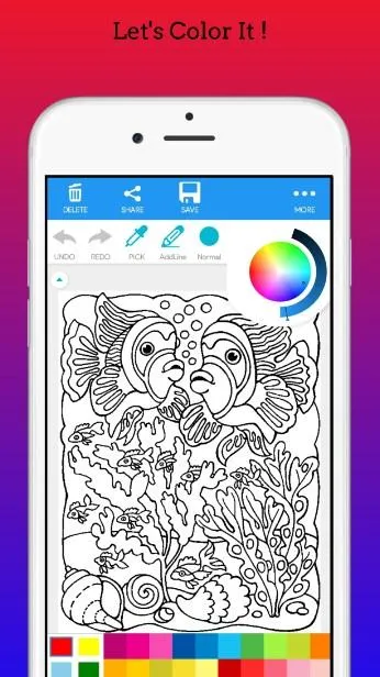 Sea Animals Coloring Book | Indus Appstore | Screenshot