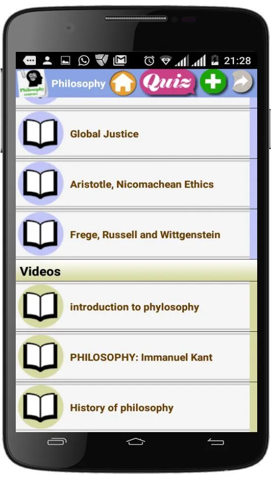 Philosophy Courses | Indus Appstore | Screenshot