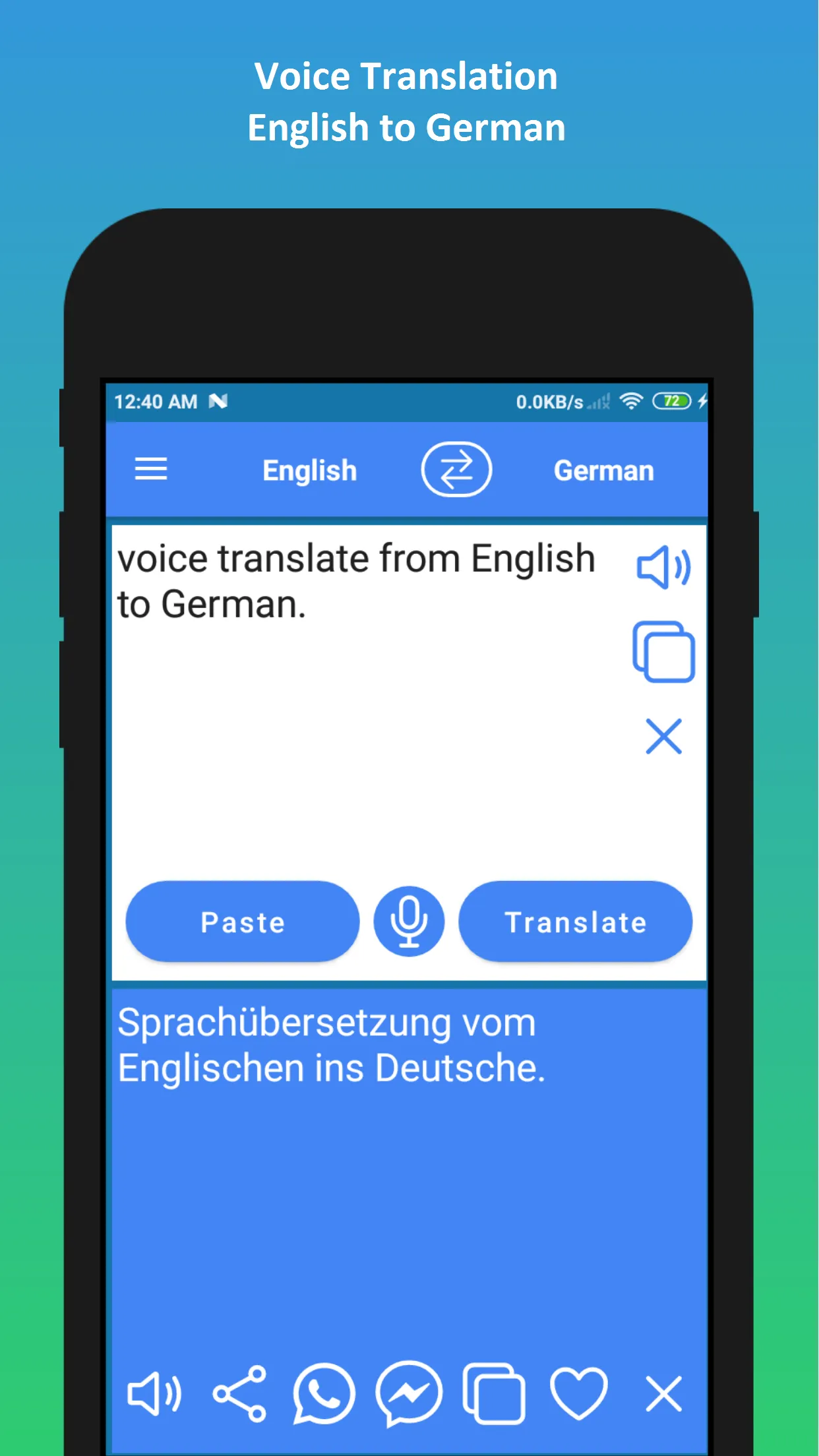 German to English Translator | Indus Appstore | Screenshot