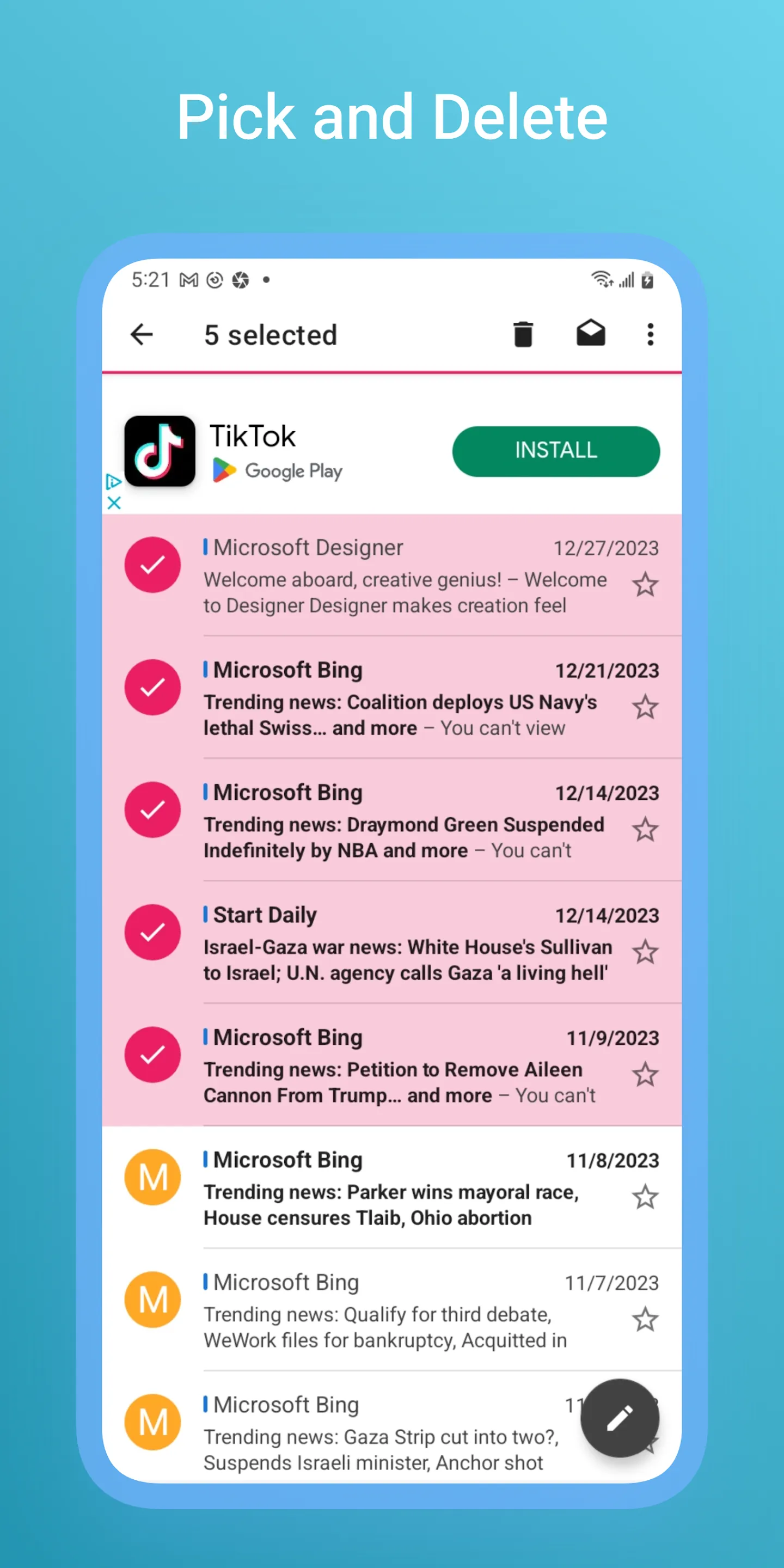 Email App for Outlook | Indus Appstore | Screenshot