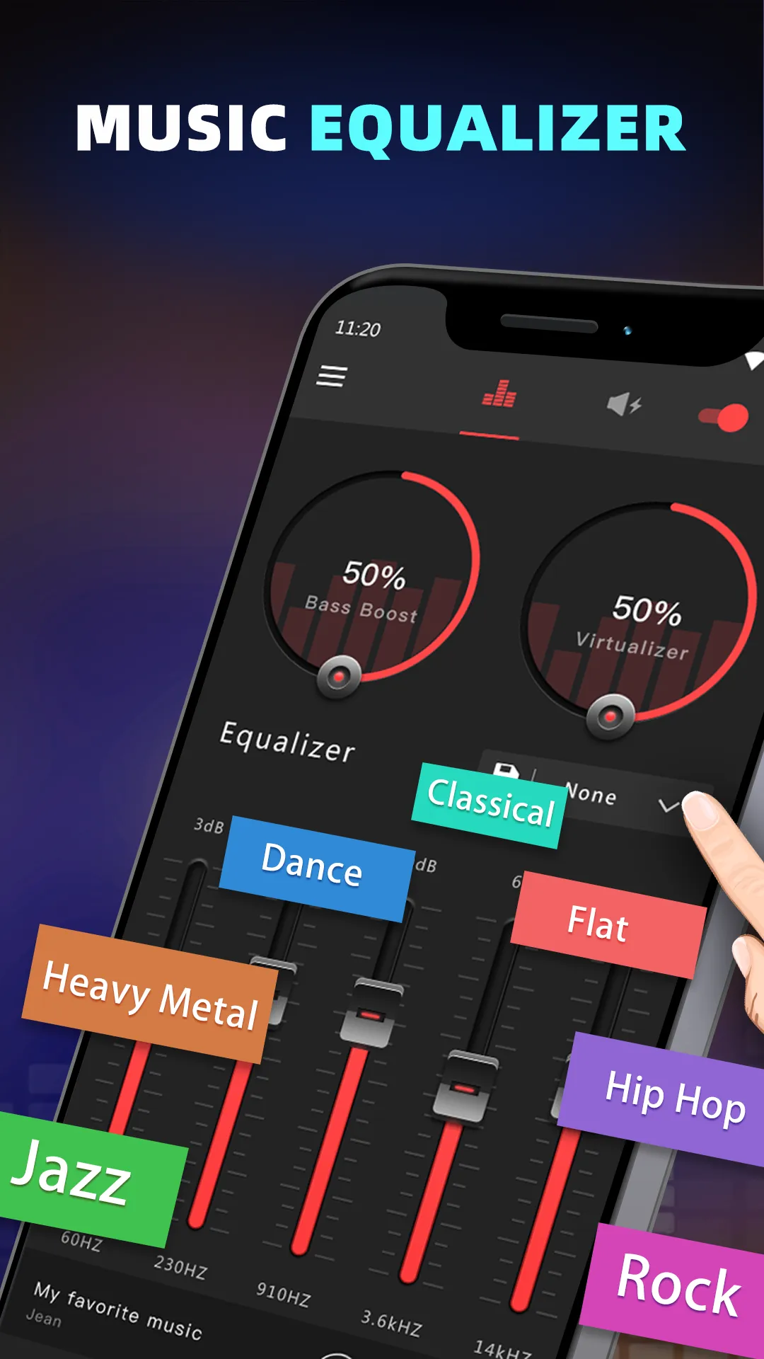 Bass Booster & Equalizer | Indus Appstore | Screenshot