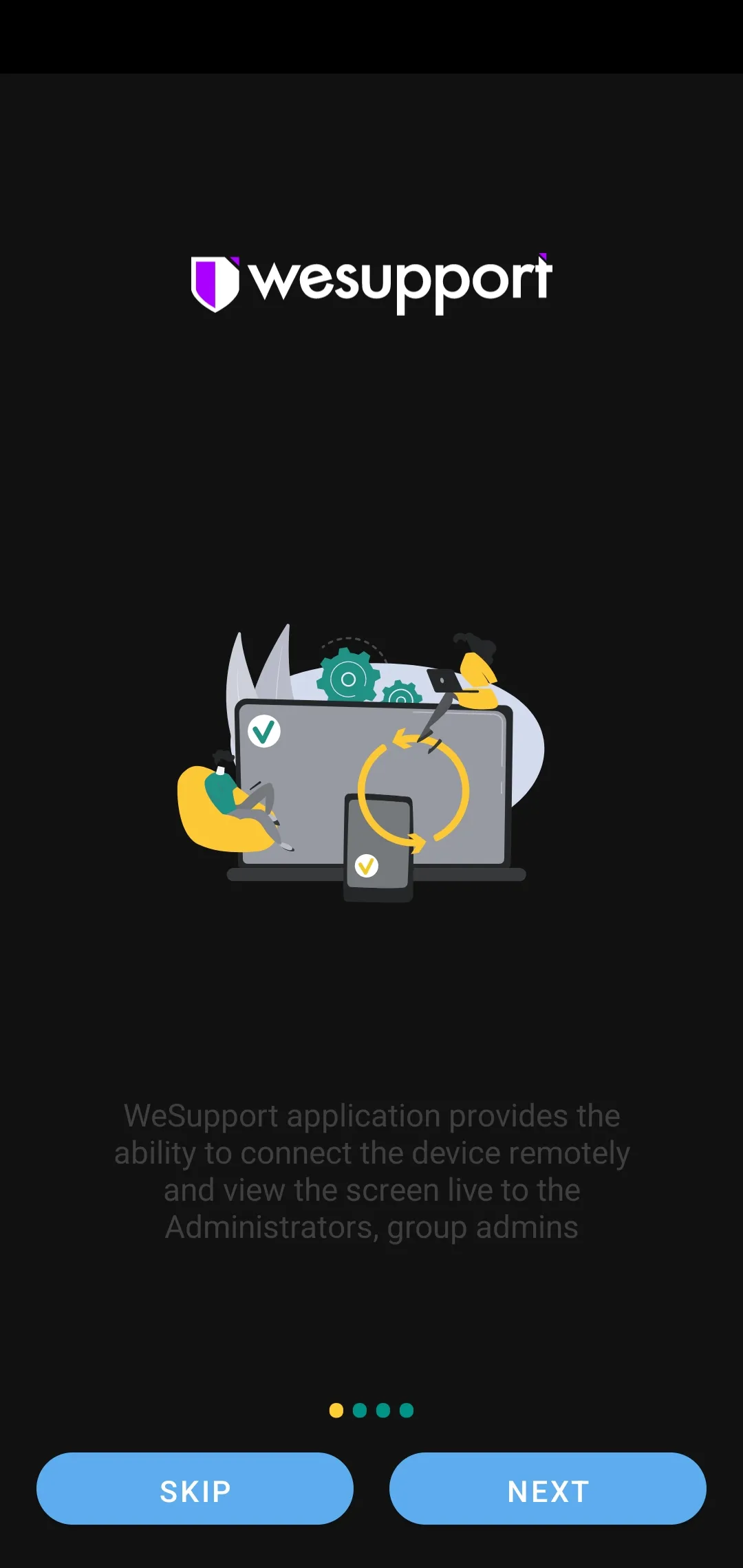 WeSupport | Indus Appstore | Screenshot