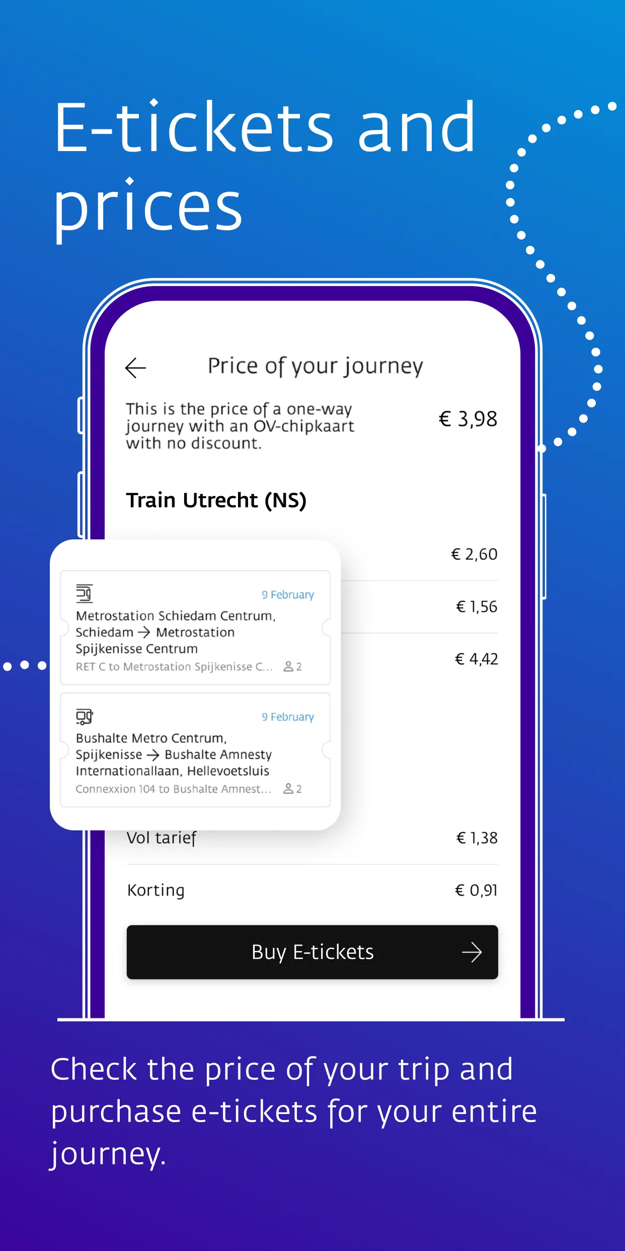 9292 public transport & ticket | Indus Appstore | Screenshot