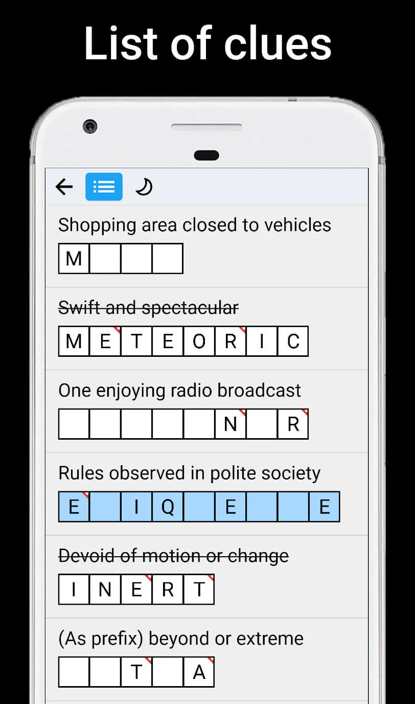 Crossword Puzzles | Indus Appstore | Screenshot