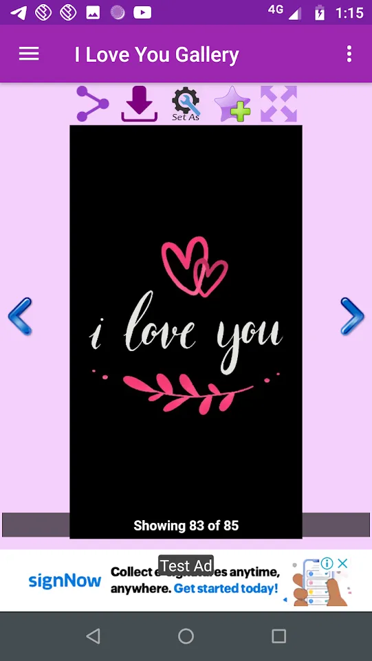 I Love You Gallery | Indus Appstore | Screenshot