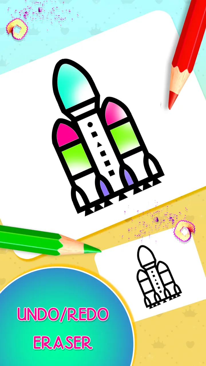 Planes Drawing & Coloring Book | Indus Appstore | Screenshot