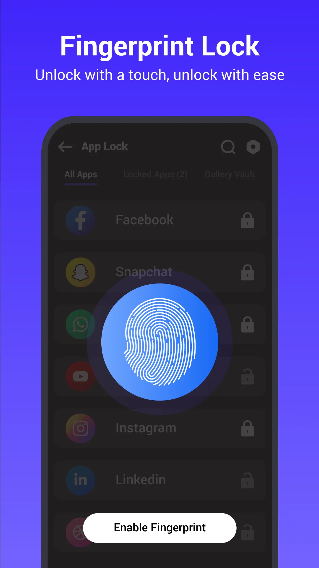 App lock - Password Lock App | Indus Appstore | Screenshot