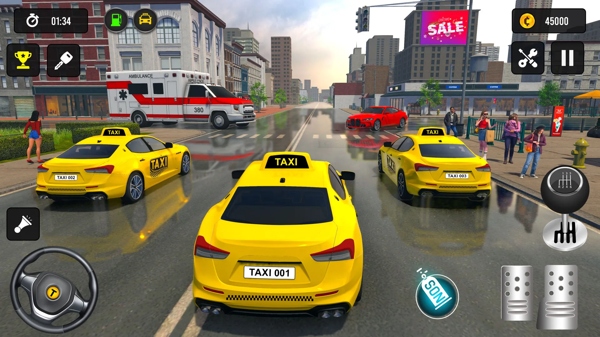 Taxi Simulator 3d Taxi Driver | Indus Appstore | Screenshot