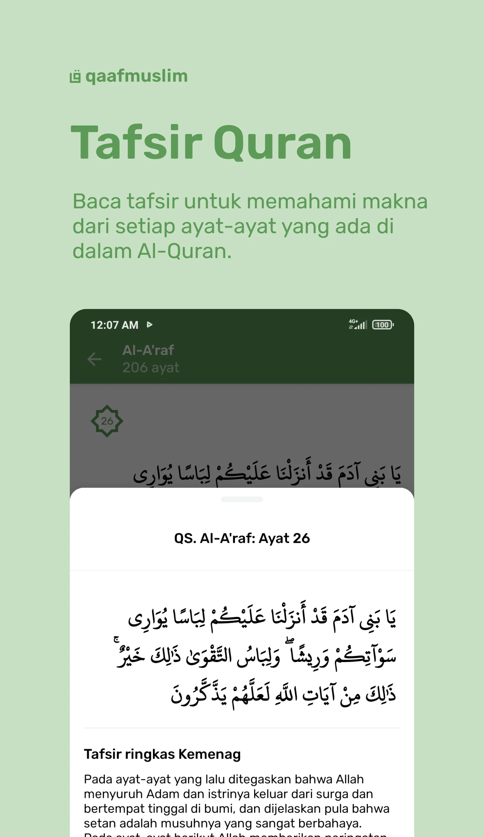 Qaaf Muslim: Quran & Prayer | Indus Appstore | Screenshot