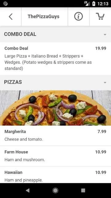 The Pizza Guys UK | Indus Appstore | Screenshot