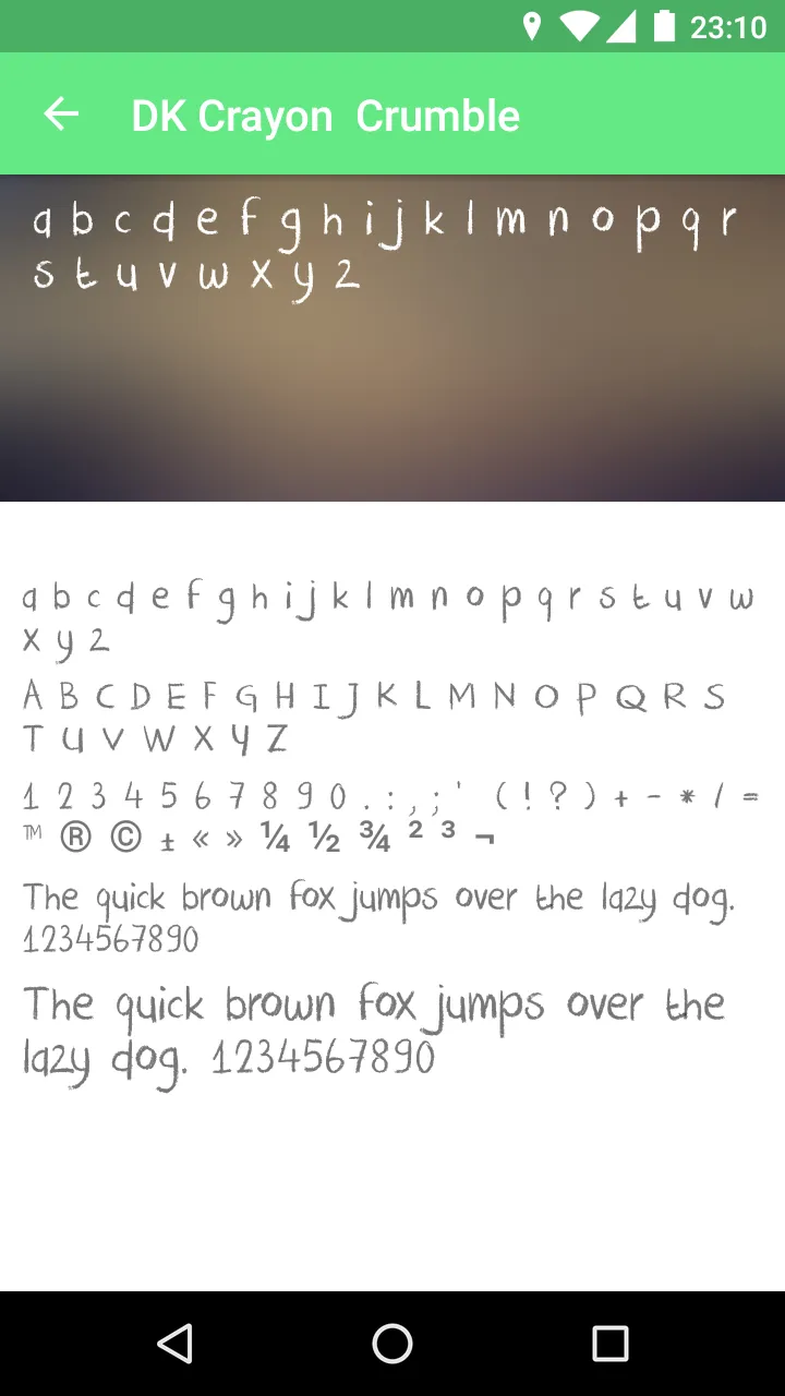 Pencil Fonts for FlipFont | Indus Appstore | Screenshot