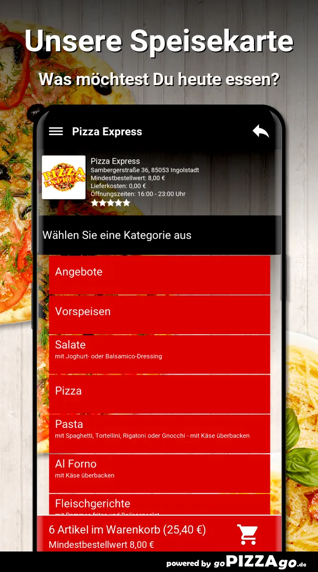 Pizza Express Ingolstadt | Indus Appstore | Screenshot