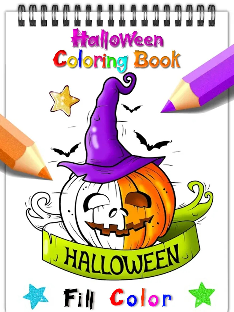 Halloween Coloring Page Games | Indus Appstore | Screenshot