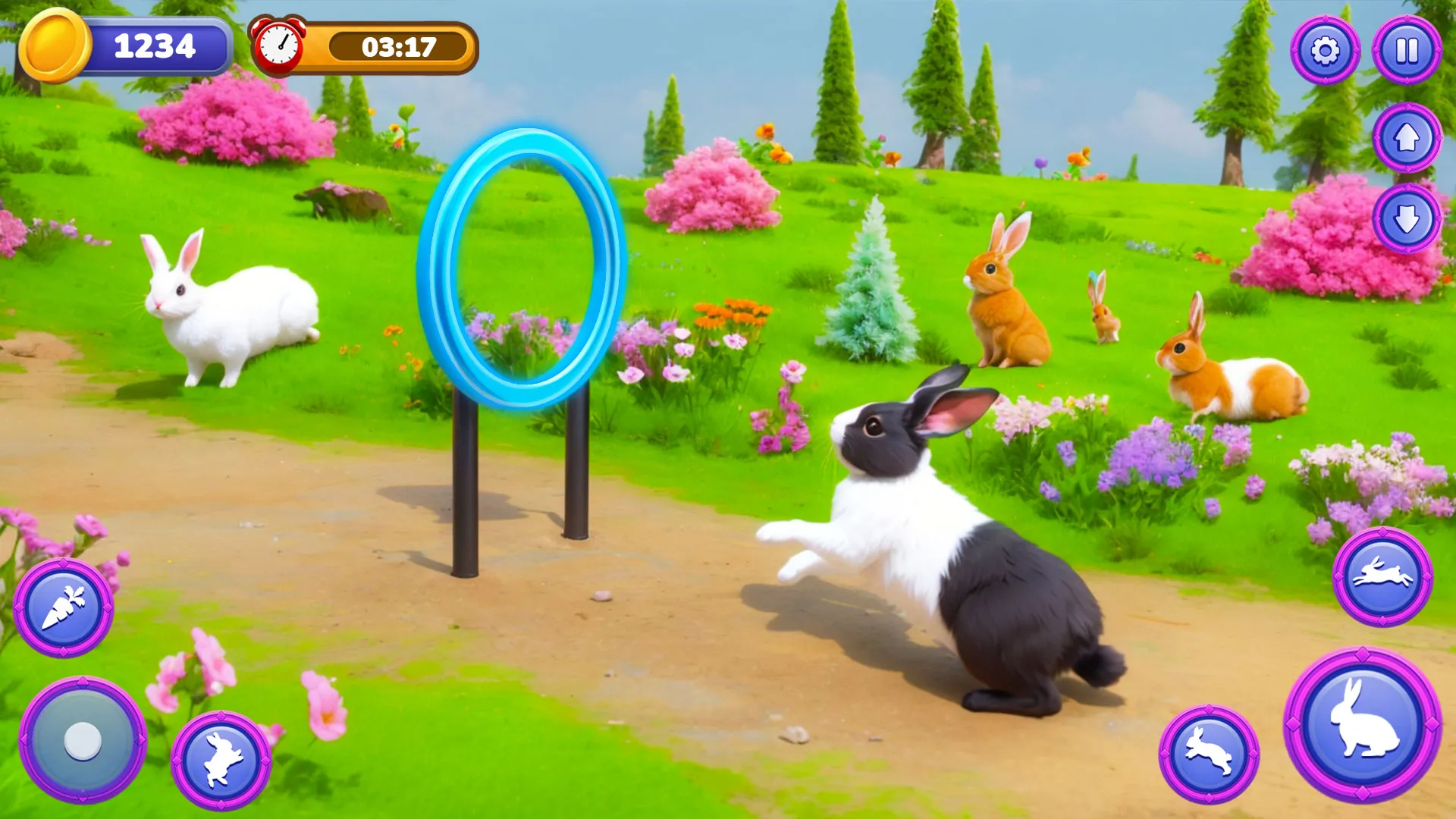 Cute Bunny Life Simulator 3D | Indus Appstore | Screenshot