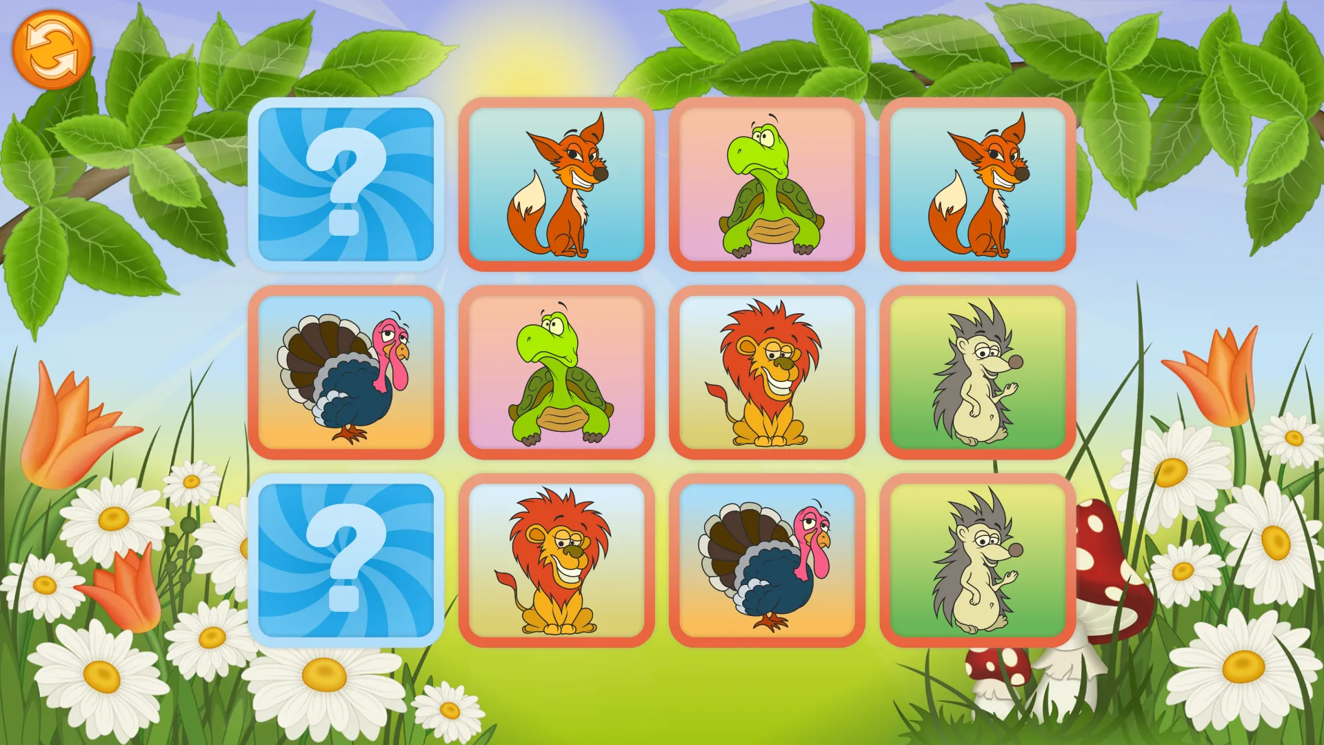 Memory Game - Animals | Indus Appstore | Screenshot