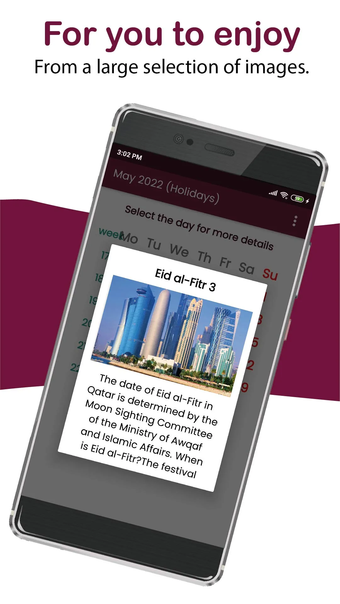 Qatar calendar 2024 | Indus Appstore | Screenshot