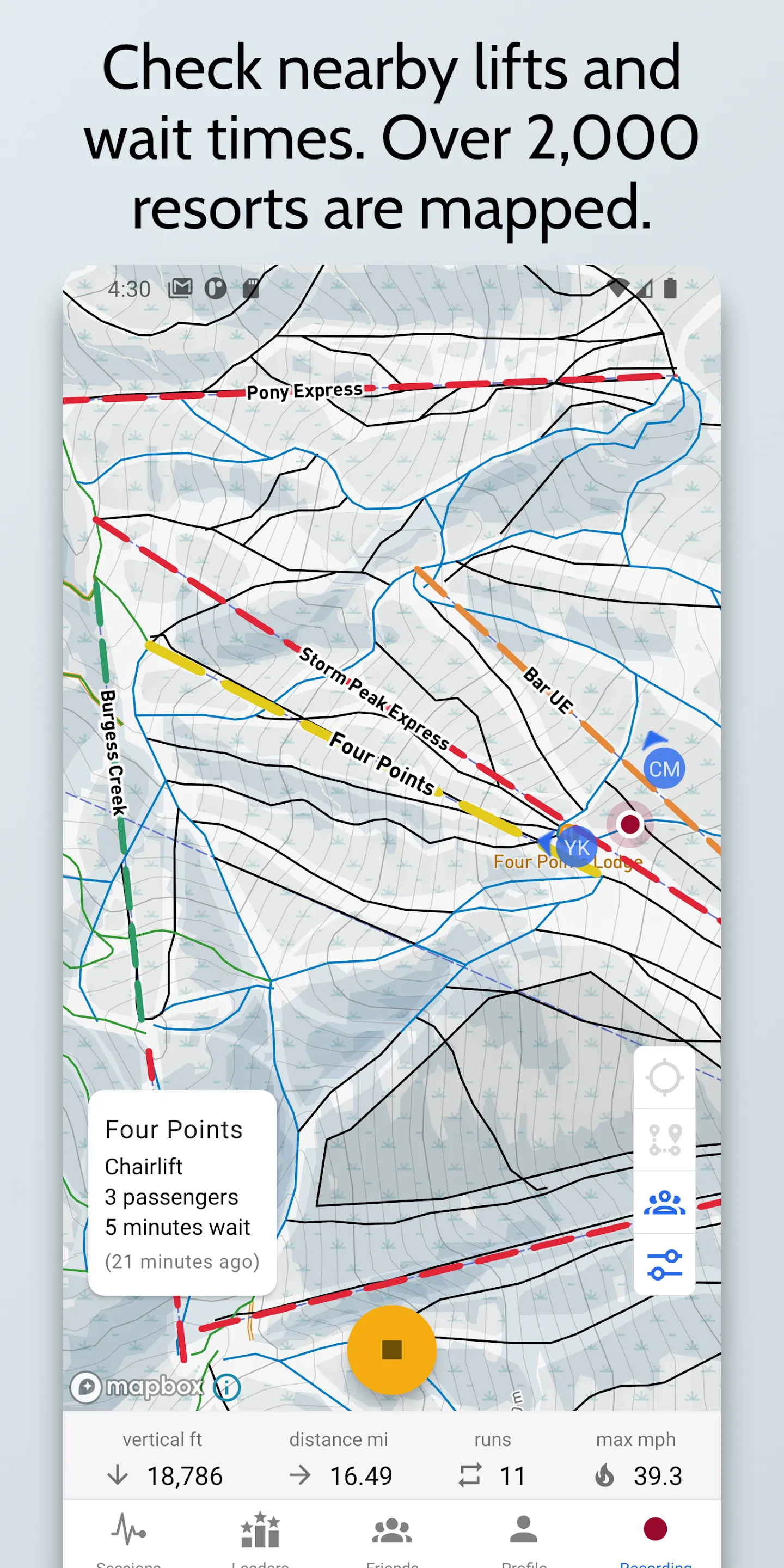 We Ski & Snowboard Tracker | Indus Appstore | Screenshot