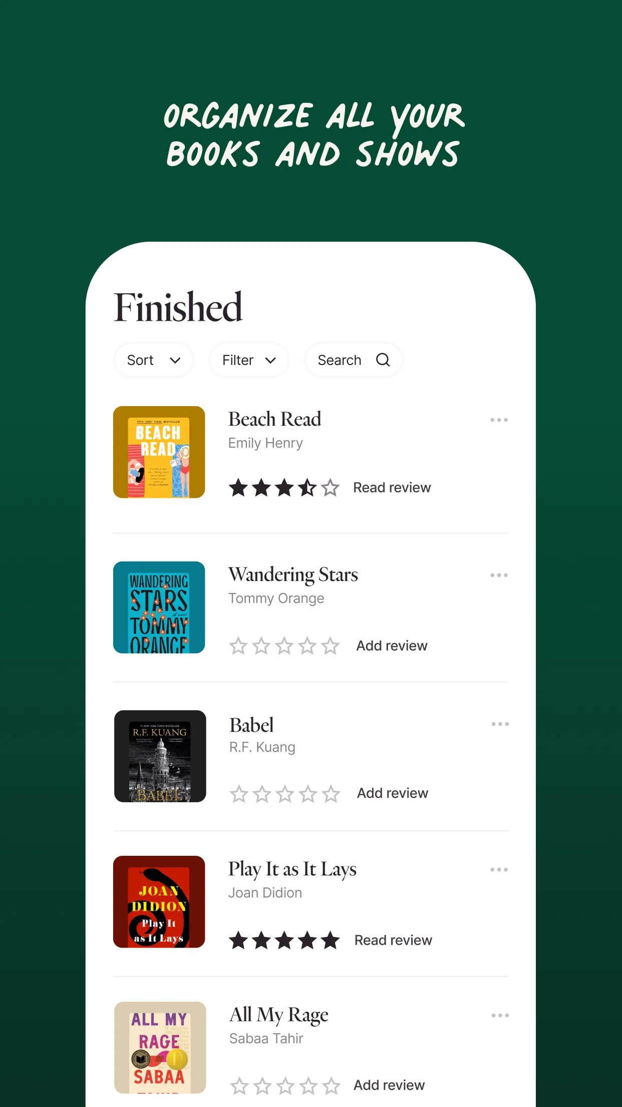 Fable: Books & TV | Indus Appstore | Screenshot