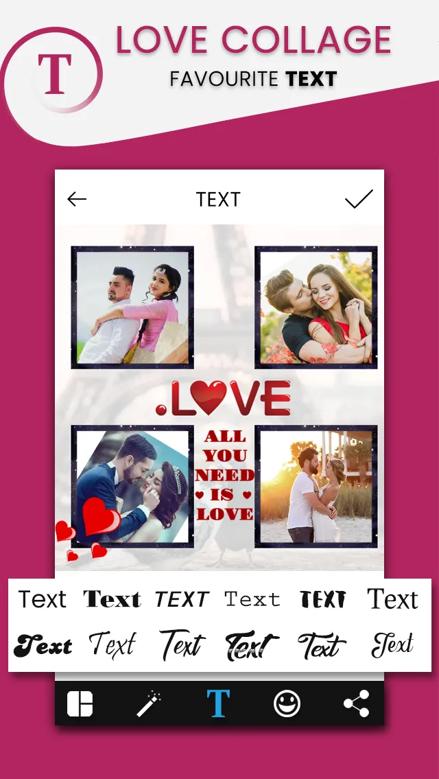 Love Photo Collage & Frame | Indus Appstore | Screenshot