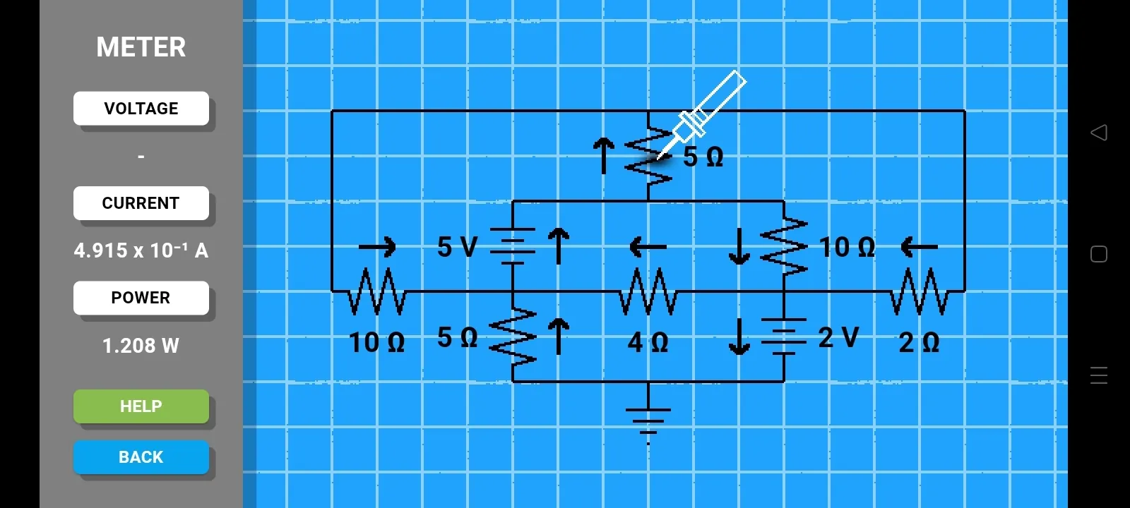 Resistor Circuit Simulator | Indus Appstore | Screenshot