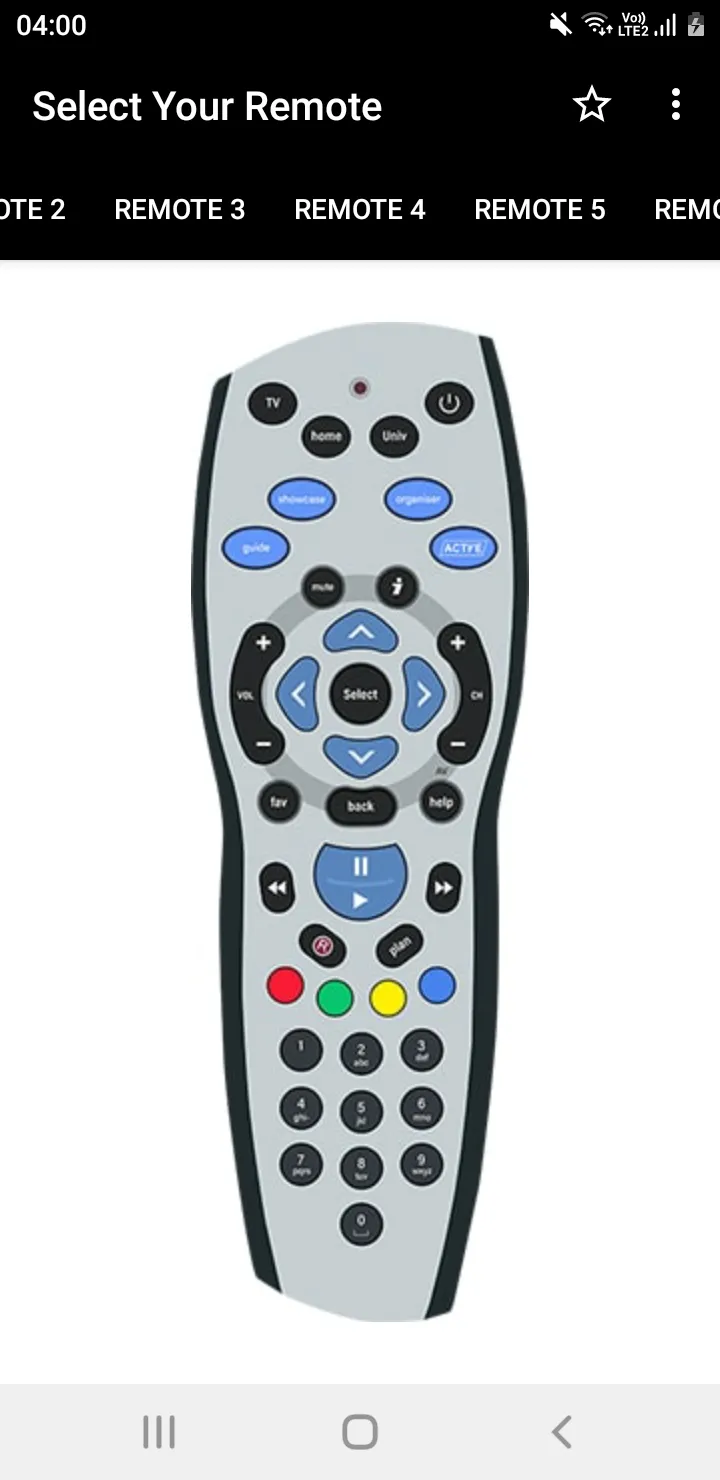 Remote Control For Tata Sky | Indus Appstore | Screenshot