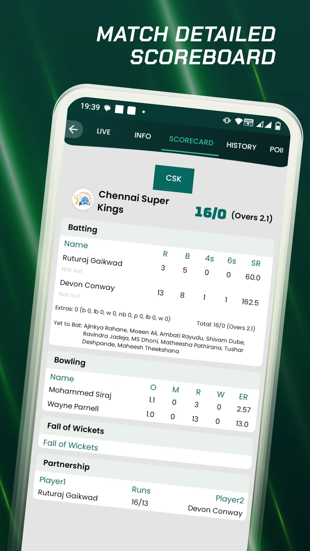 Fast Cricket Live Line | Indus Appstore | Screenshot