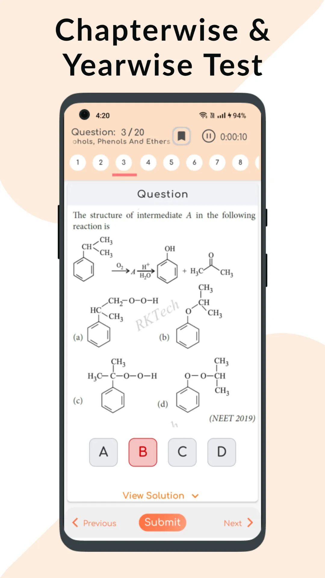 Chemistry: 37 Year NEET Papers | Indus Appstore | Screenshot