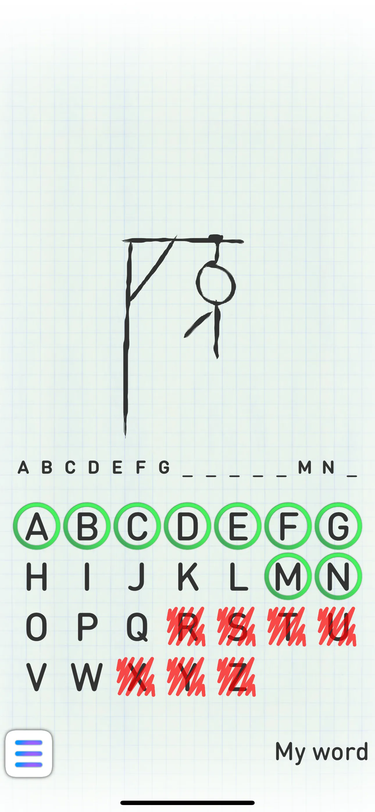 Hangman: in words with friends | Indus Appstore | Screenshot