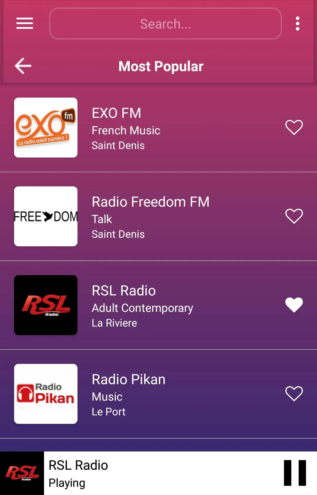 A2Z Reunion FM Radio | Indus Appstore | Screenshot