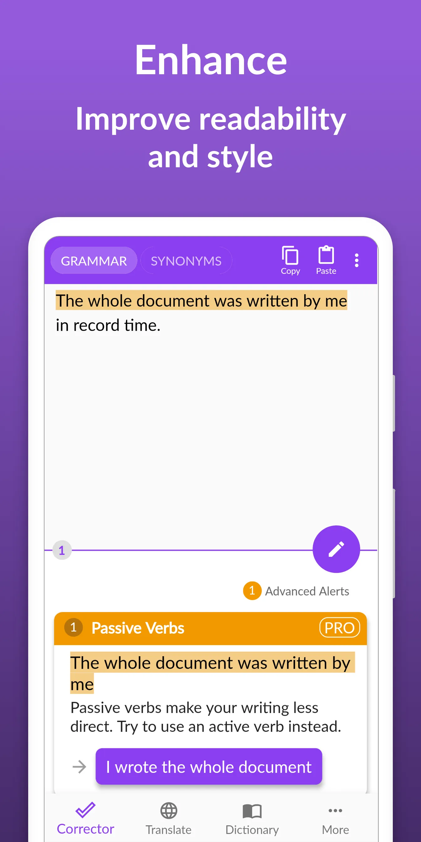 Proofreader Grammar Checker | Indus Appstore | Screenshot