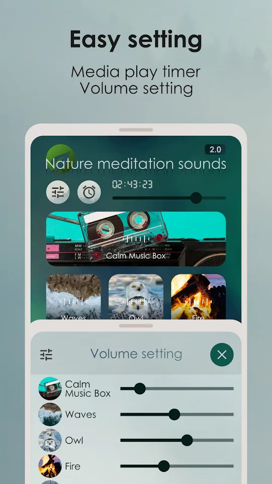 Nature meditation sound | Indus Appstore | Screenshot