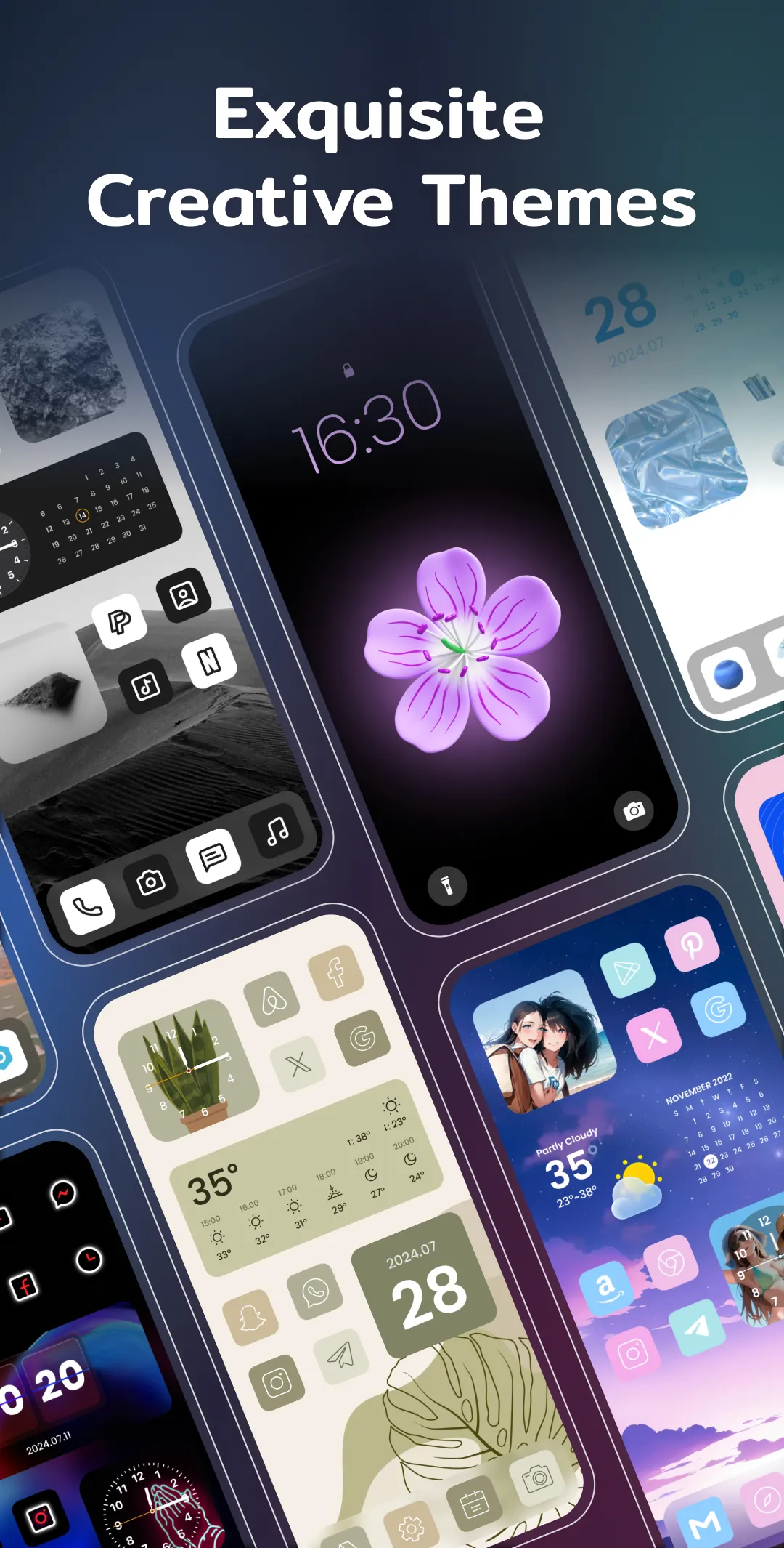 Color Widgets, Theme: iWidgets | Indus Appstore | Screenshot