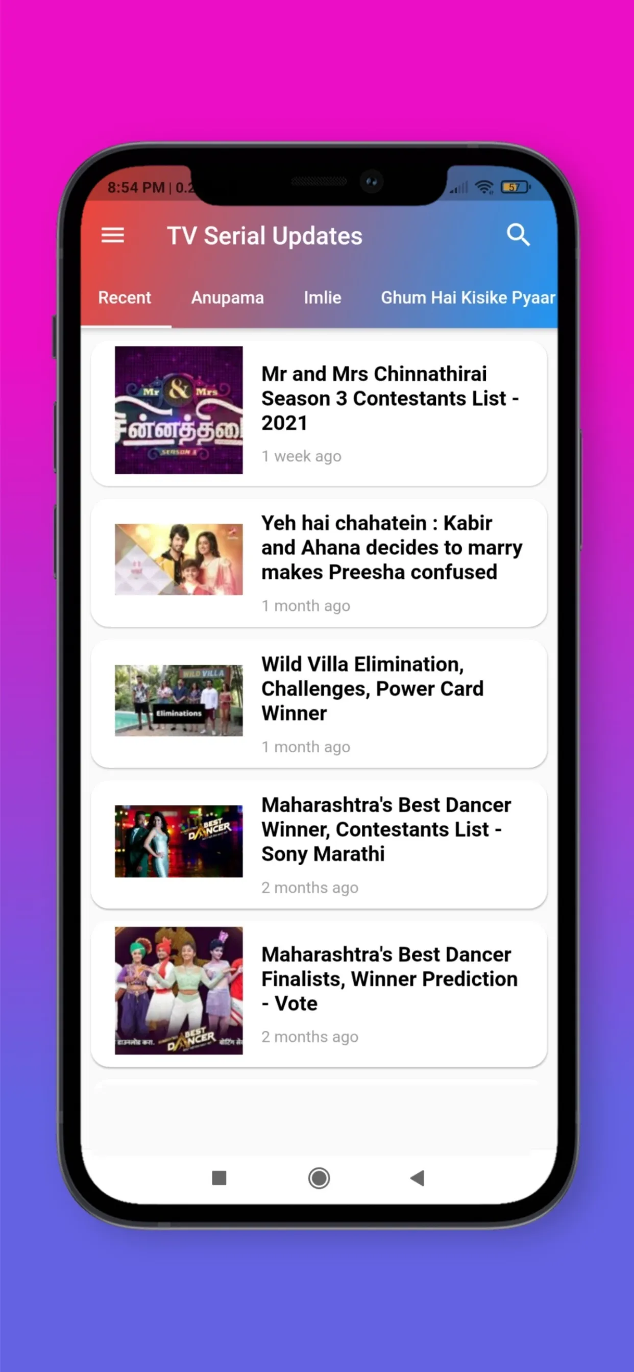 TV Serial Updates | Indus Appstore | Screenshot