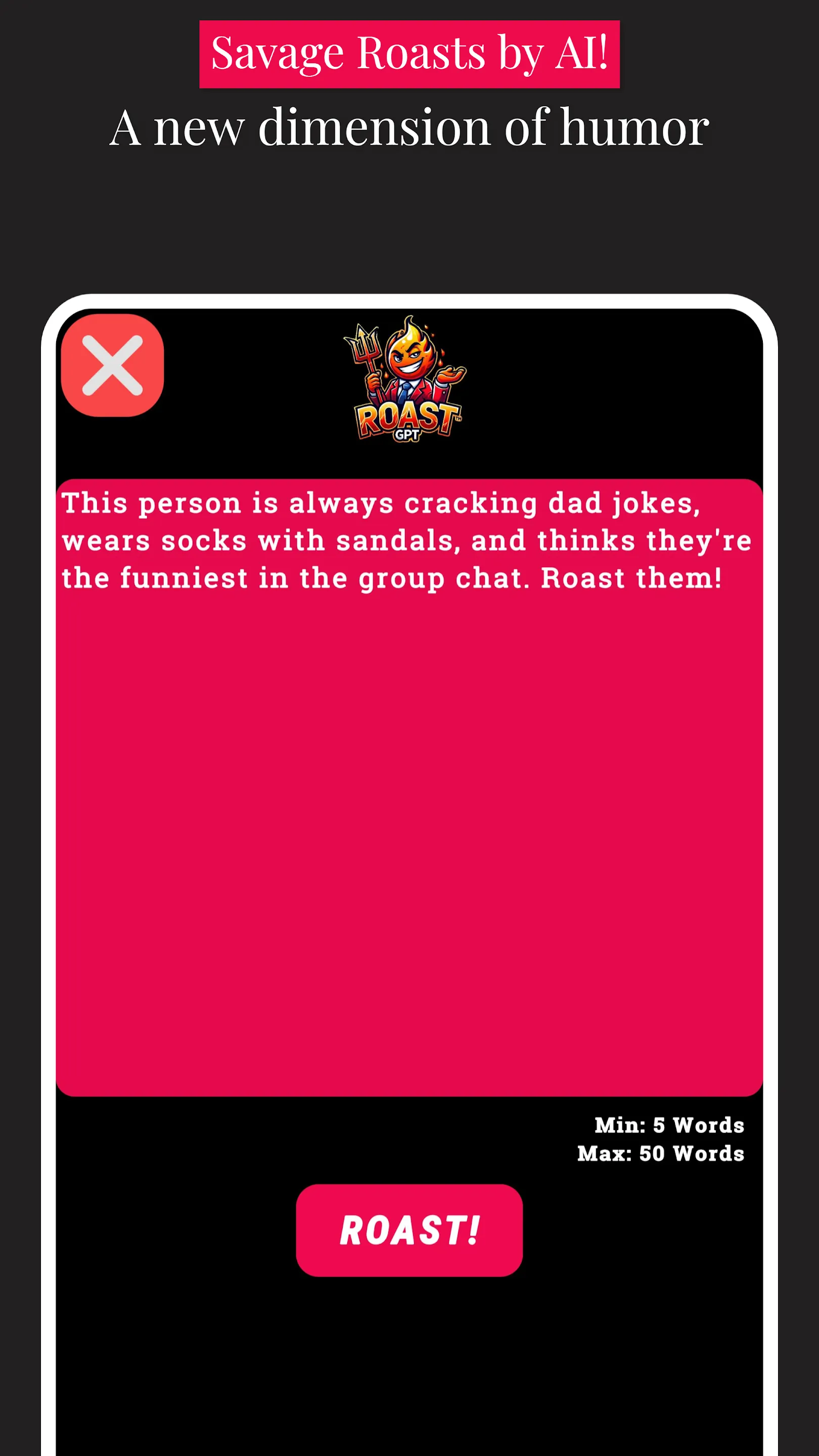 RoastGPT: AI Roast & Comebacks | Indus Appstore | Screenshot