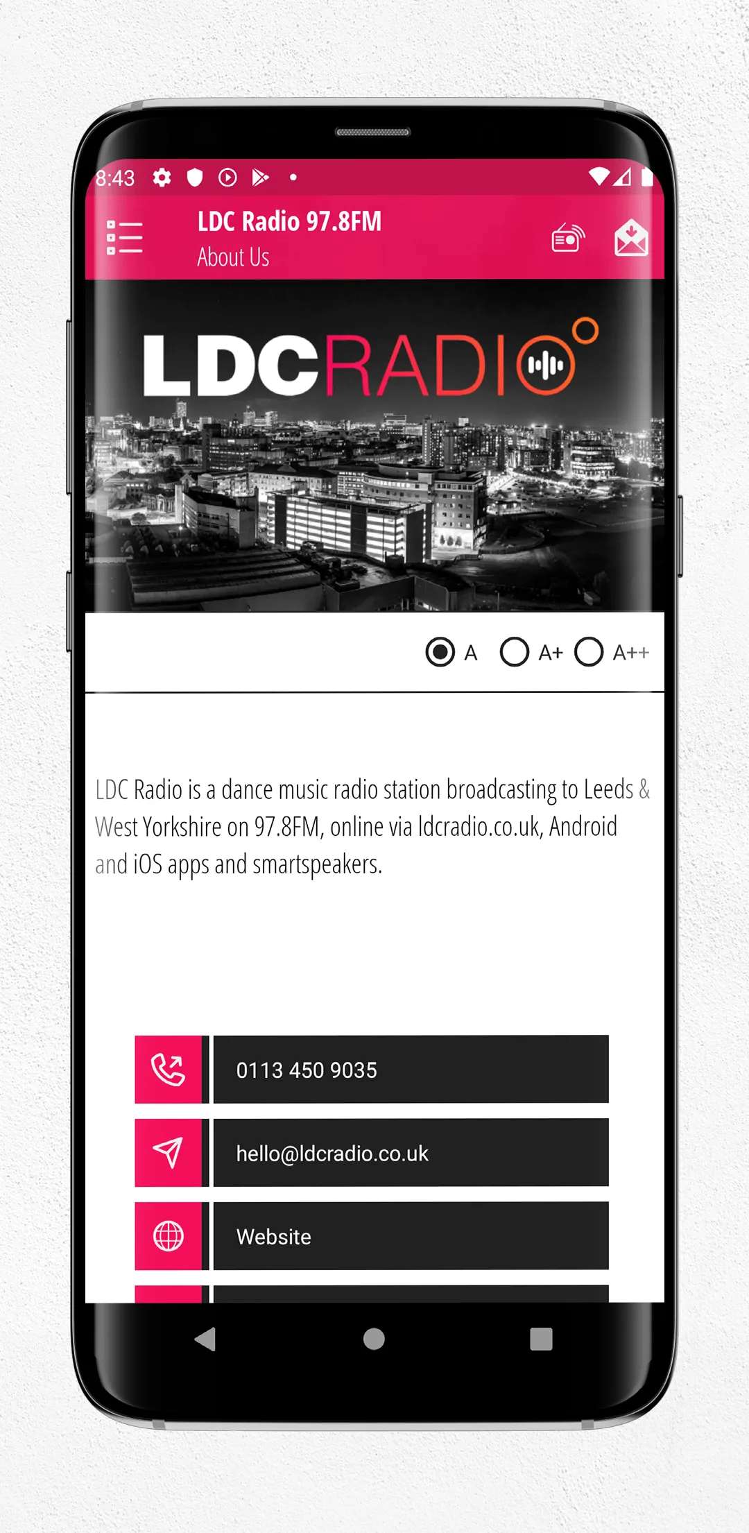 LDC Radio 97.8FM | Indus Appstore | Screenshot