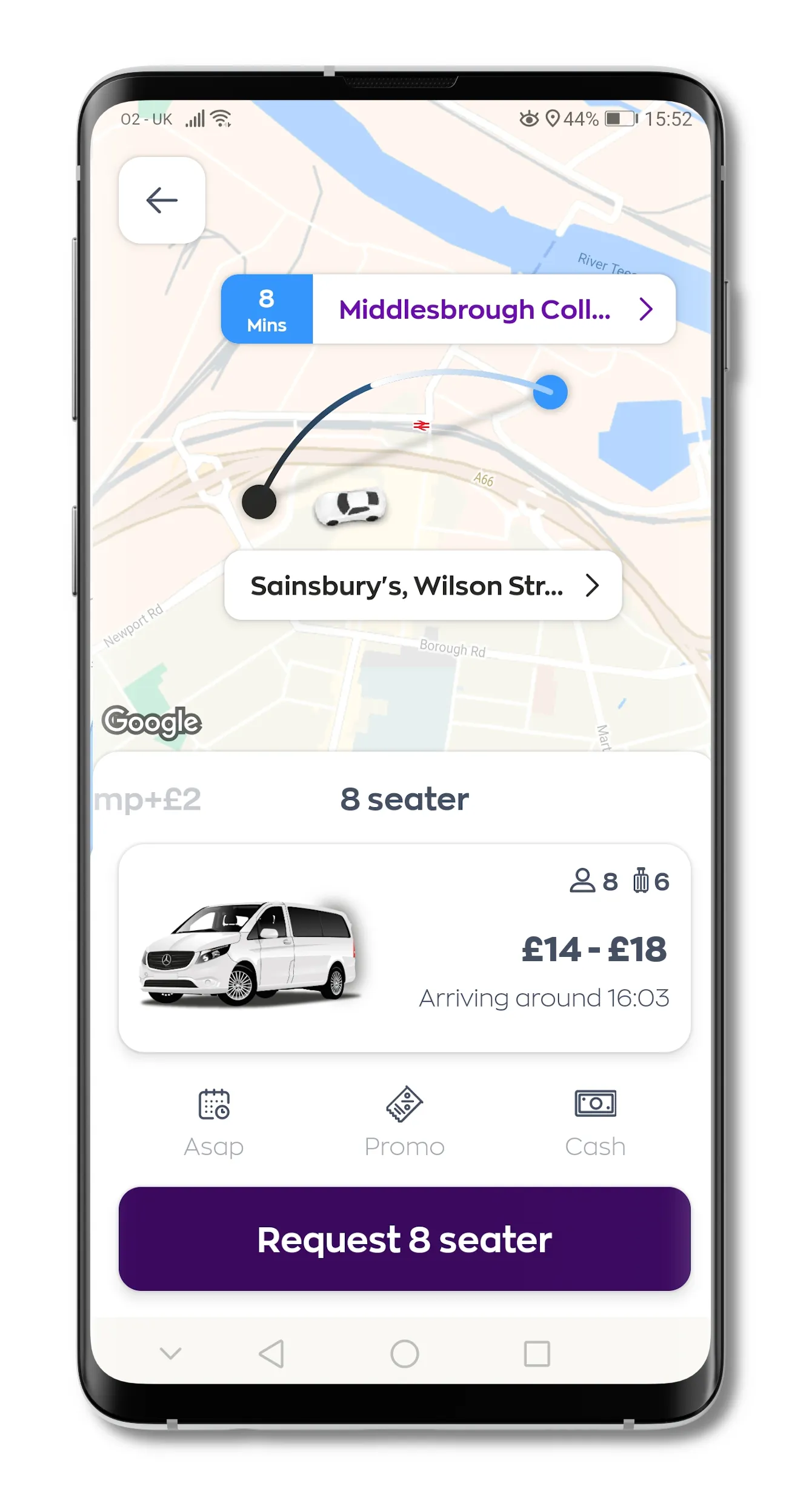 Angels Cars - Minicabs London | Indus Appstore | Screenshot