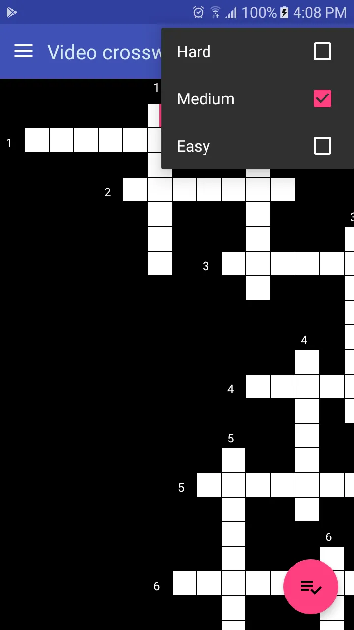 Video Crossword | Indus Appstore | Screenshot