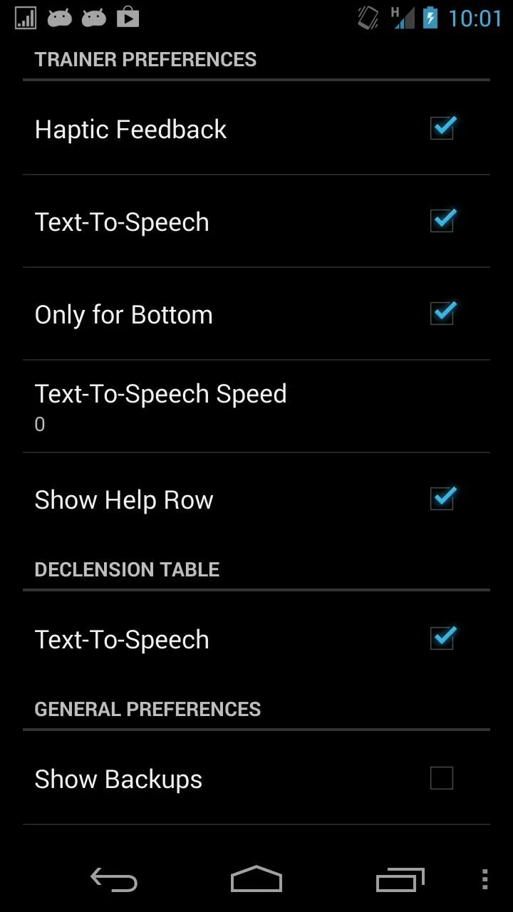 German Declension Trainer Pro | Indus Appstore | Screenshot