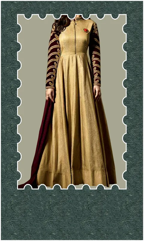 Women Anarkali Dress Frames | Indus Appstore | Screenshot