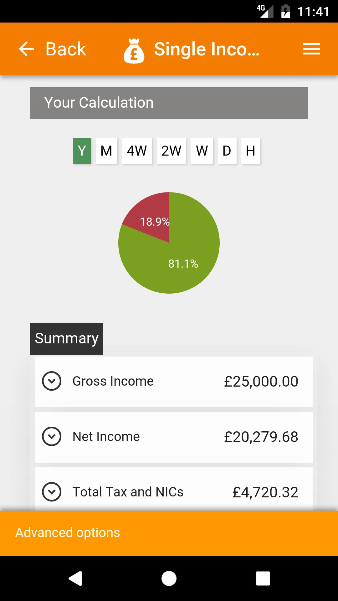 UK Tax Calculators | Indus Appstore | Screenshot