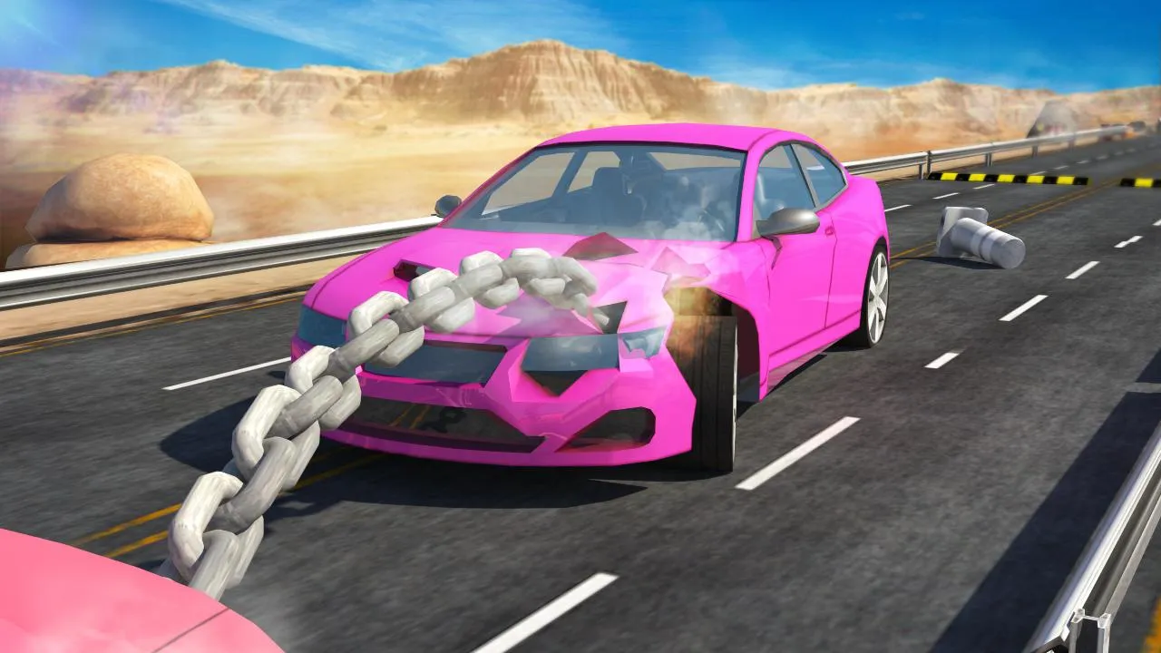 Chained Cars against Ramp | Indus Appstore | Screenshot