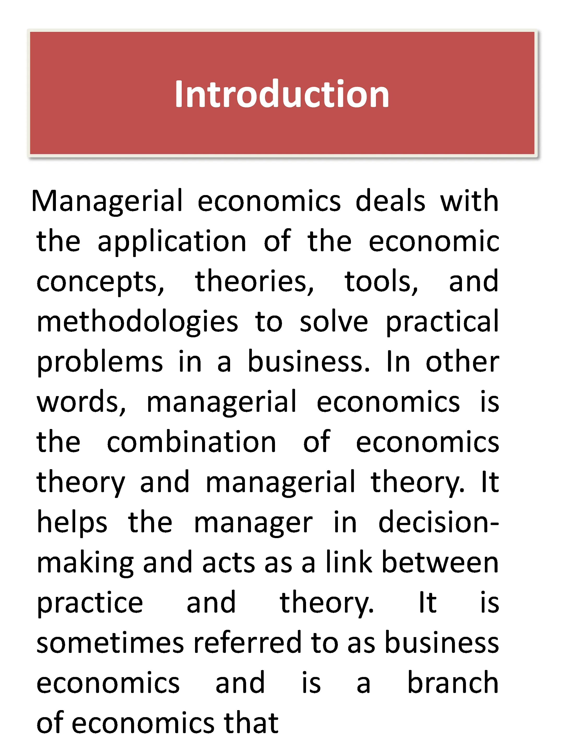 Managerial Economics - An Educ | Indus Appstore | Screenshot