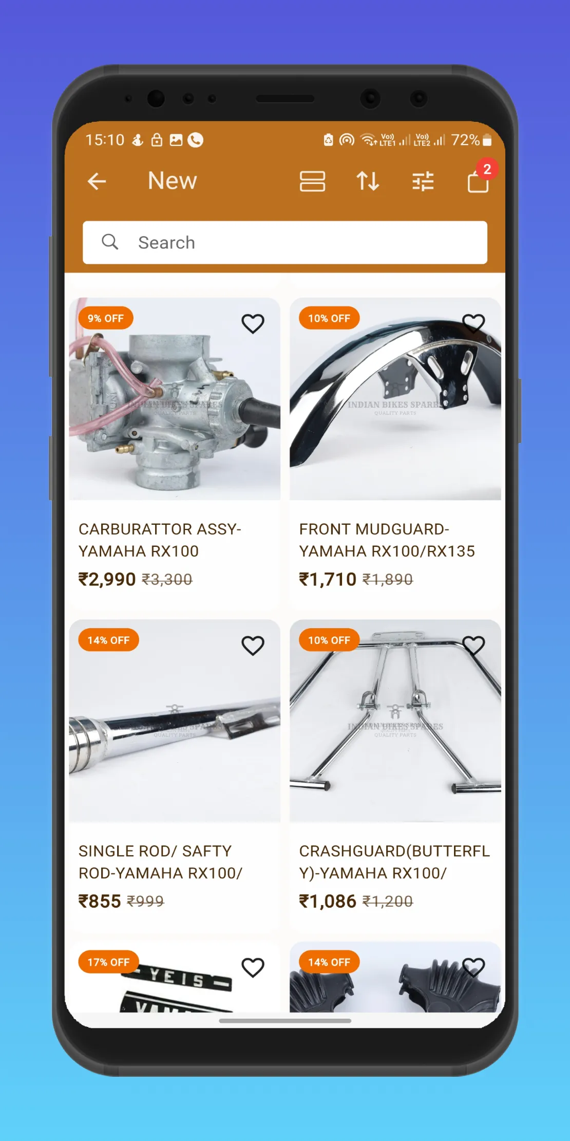 Indian Bikes Spares | Indus Appstore | Screenshot