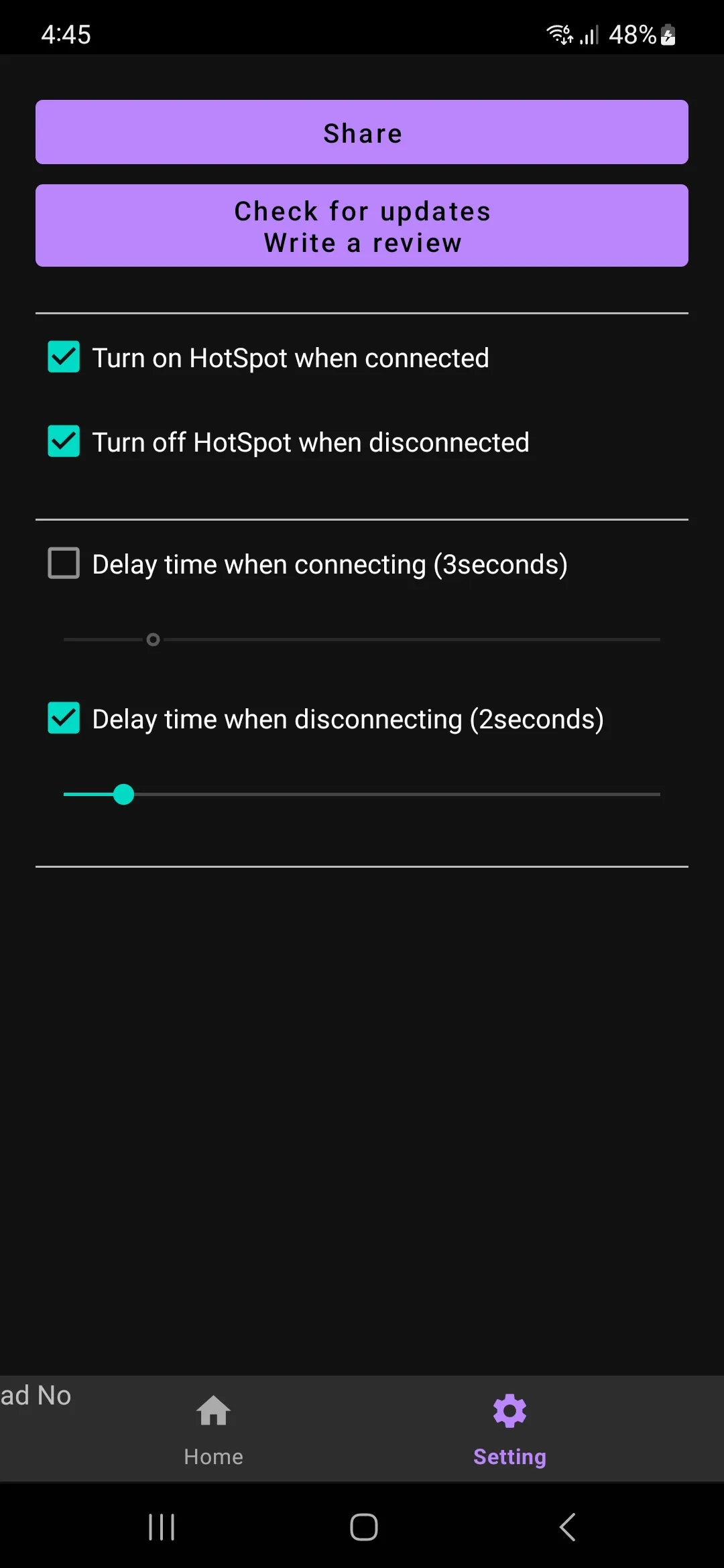 Auto HotSpot Tethering | Indus Appstore | Screenshot