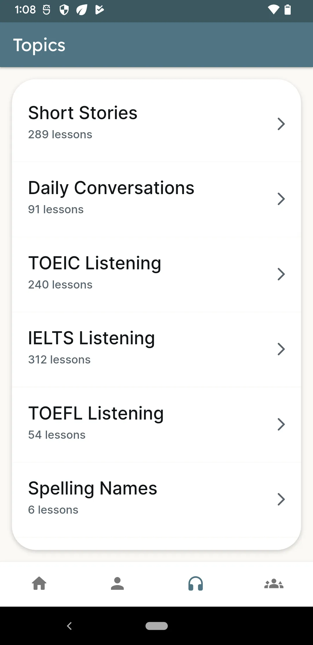 Daily Dictation English | Indus Appstore | Screenshot