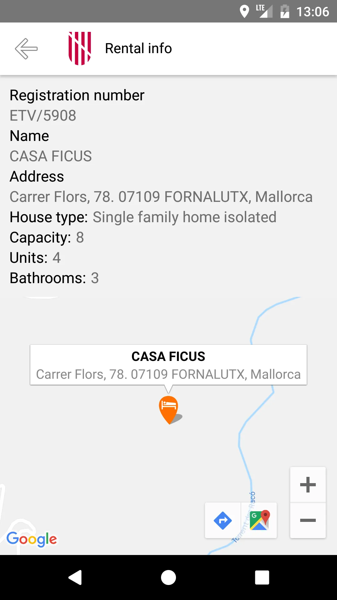 Holiday rental check Mallorca | Indus Appstore | Screenshot