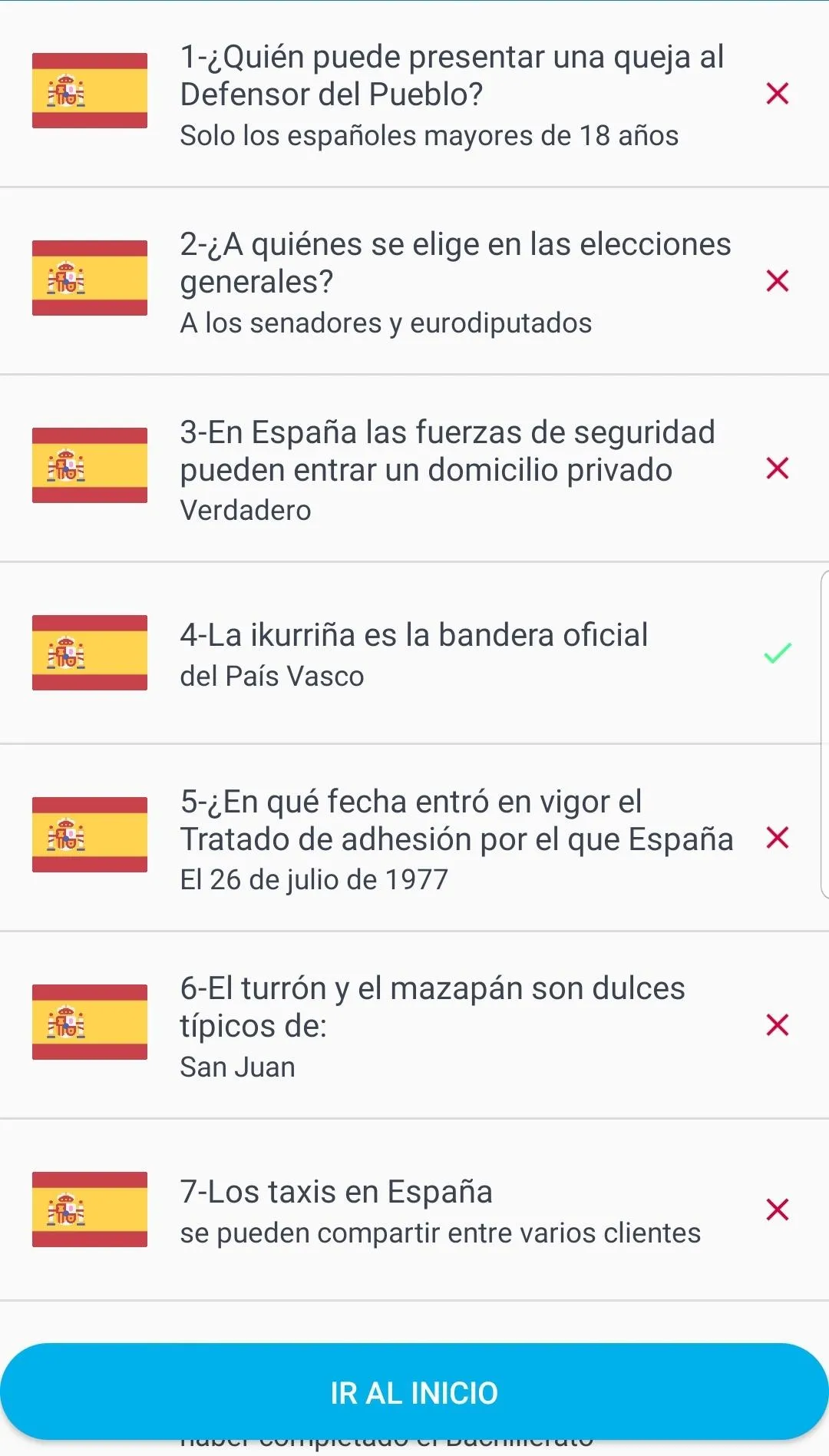 Test de Ciudadanía Española | Indus Appstore | Screenshot