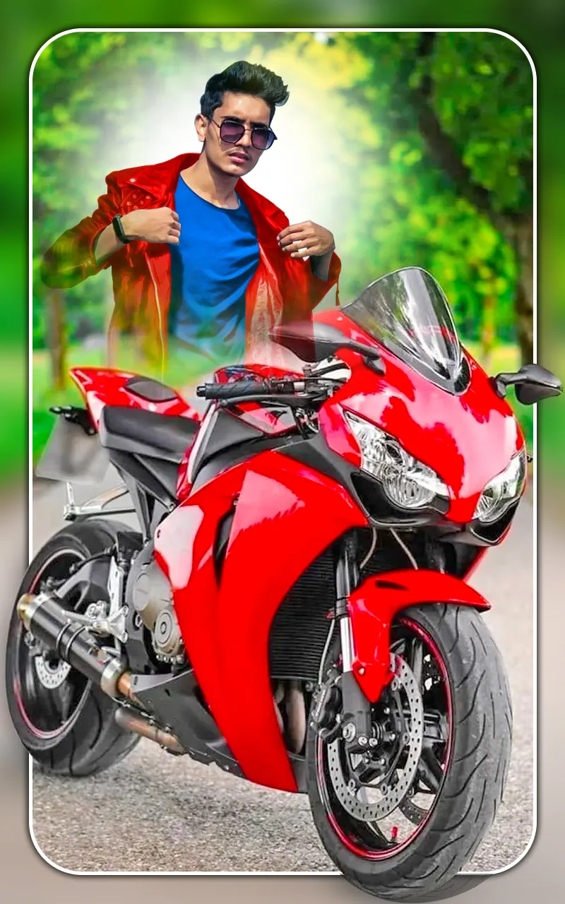 Bike photo editor rider frames | Indus Appstore | Screenshot