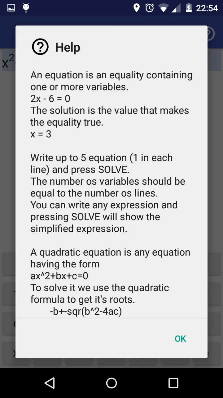 Equation System Solver | Indus Appstore | Screenshot